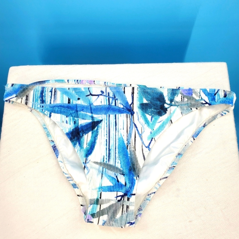 Gottex *new* blue and white tropical swim bottoms US12
